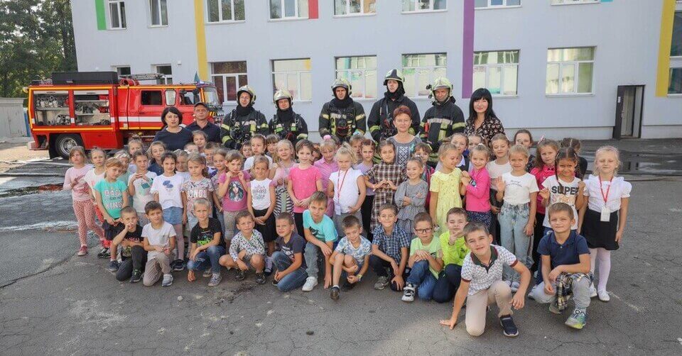 Зустріч із пожежниками в ліцеї «Зміна»